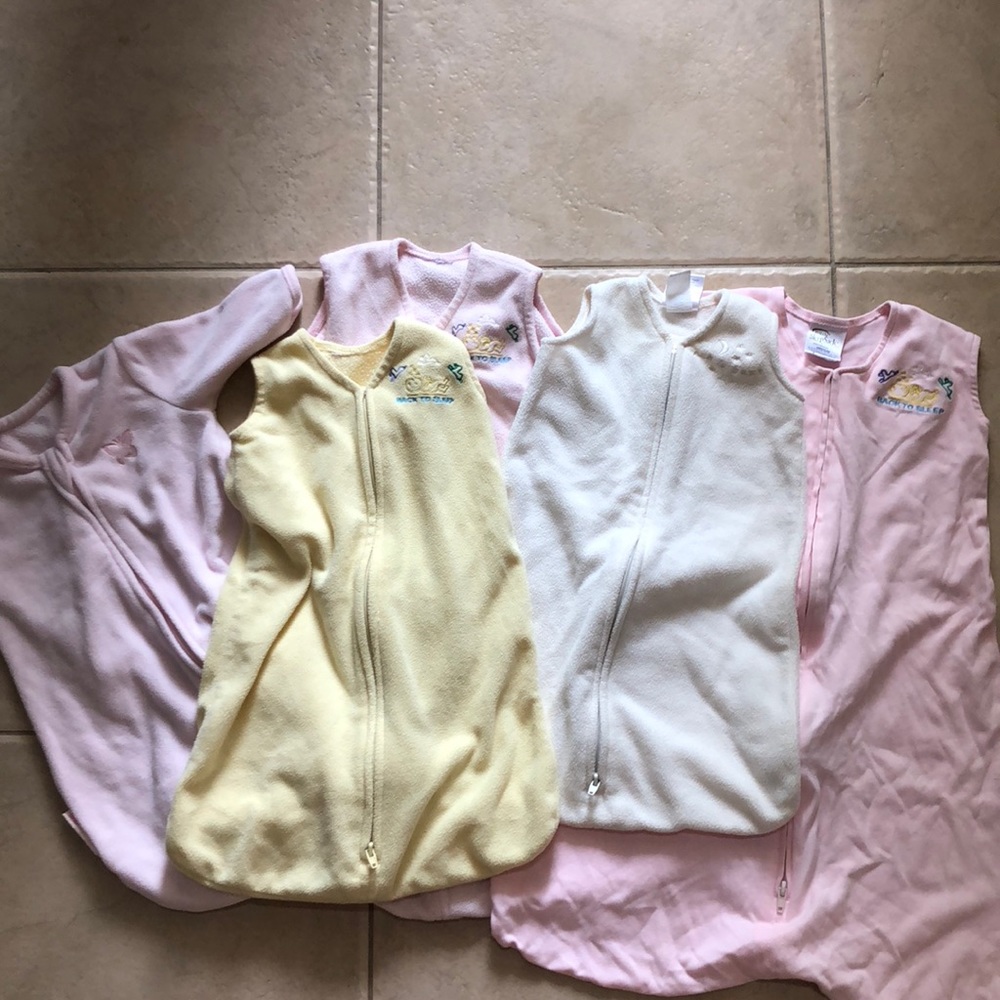 Baby Back to Sleep Sleep Sacks various sizes lot